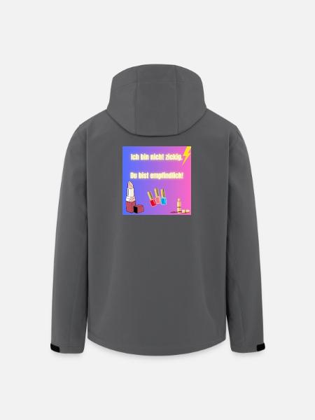 Lustiges Sprüche Shirt - Recycelte Männer Softshell-Jacke von Stanley/Stella - Schwarz