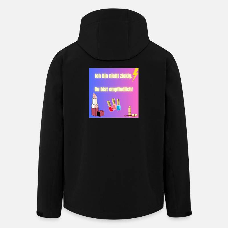 Lustiges Sprüche Shirt - Recycelte Männer Softshell-Jacke von Stanley/Stella - Schwarz