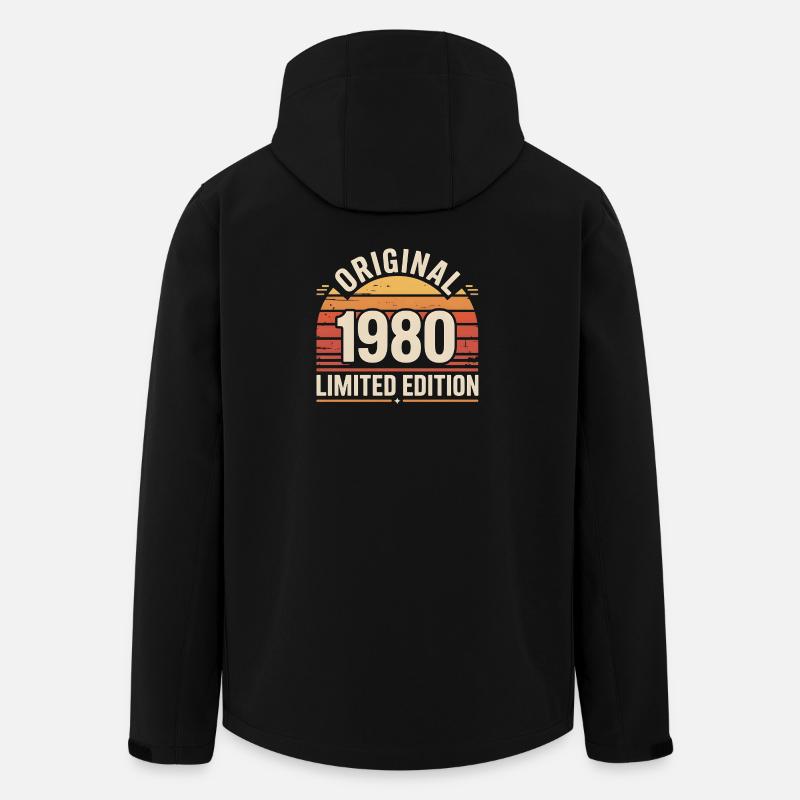 Original 1980 Edition Limitée - Veste softshell homme en polyester recyclé Stanley/Stella - noir
