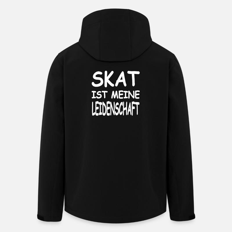 Skat - Recycelte Männer Softshell-Jacke von Stanley/Stella - Schwarz
