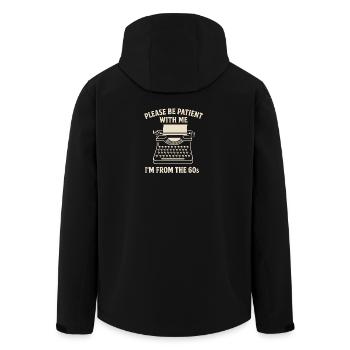 Drôle Vintage des années 60 T-Shirt Cadeau d’anniversaire - Veste softshell homme en polyester recyclé Stanley/Stella - noir - Dos - AI Model Male 185 light (185cm)