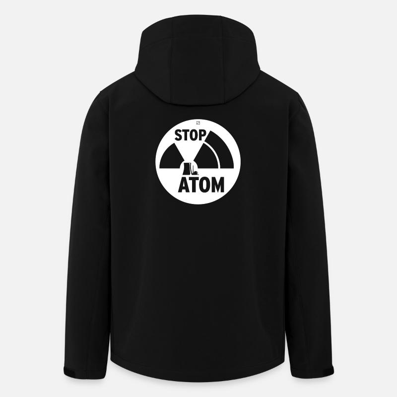 STOP ATOM - Veste softshell homme en polyester recyclé Stanley/Stella - noir