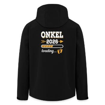 Uncle 2026 Loading Future Uncle Gift - Men’s Recycled Softshell Jacket by Stanley/Stella - black - Back - AI Model Male 185 light (185cm)