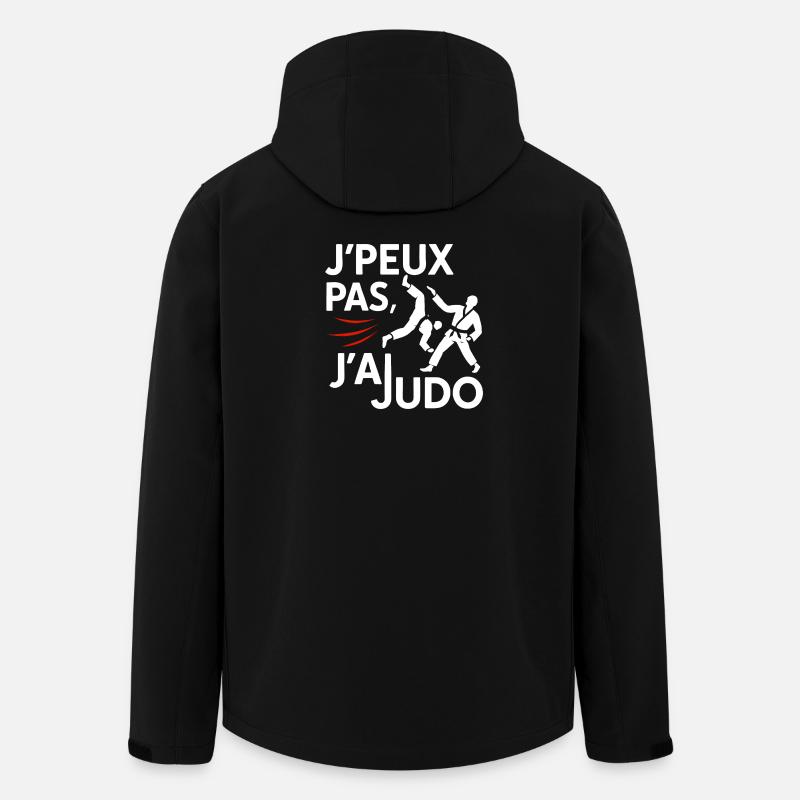 Judo-Pointe: Ich kann nicht - Recycelte Männer Softshell-Jacke von Stanley/Stella - Schwarz