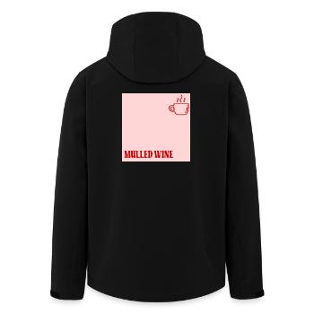 Chope à vin chaud - Veste softshell homme en polyester recyclé Stanley/Stella - noir - Dos - AI Model Male 185 light (185cm)