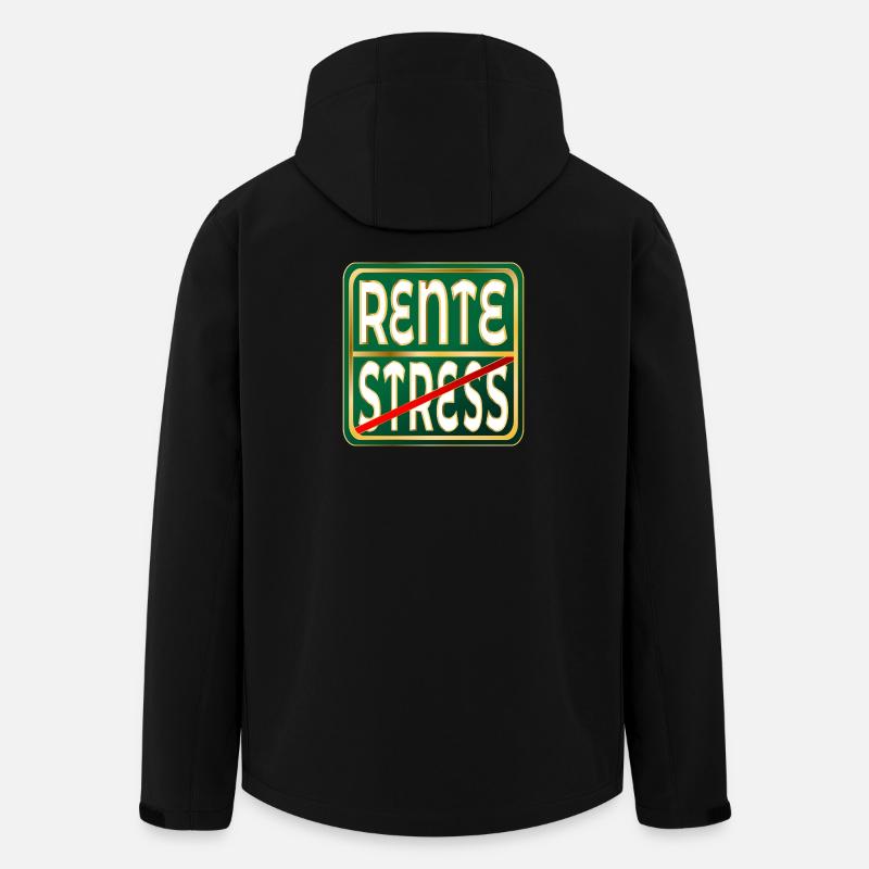 Abschied Stress Rente - Recycelte Männer Softshell-Jacke von Stanley/Stella - Schwarz