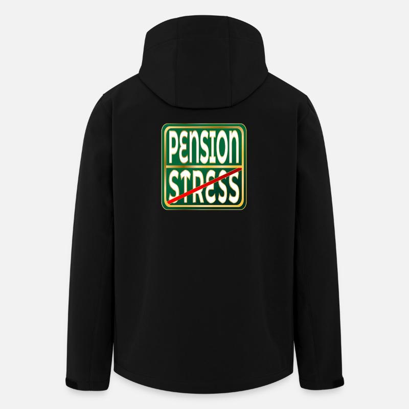 Arbeit Renten Stress - Recycelte Männer Softshell-Jacke von Stanley/Stella - Schwarz