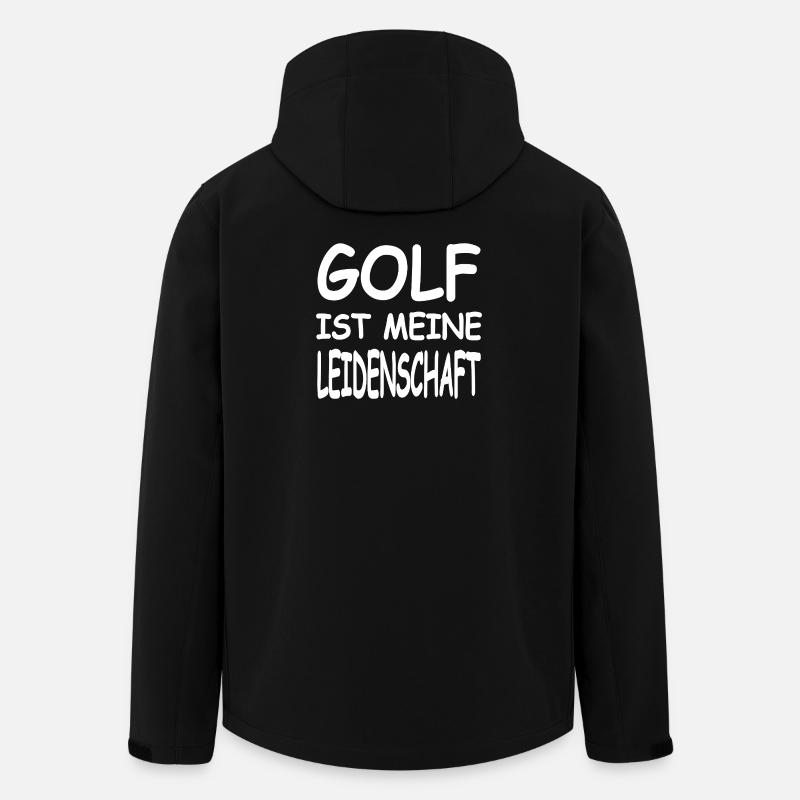 Golf - Recycelte Männer Softshell-Jacke von Stanley/Stella - Schwarz