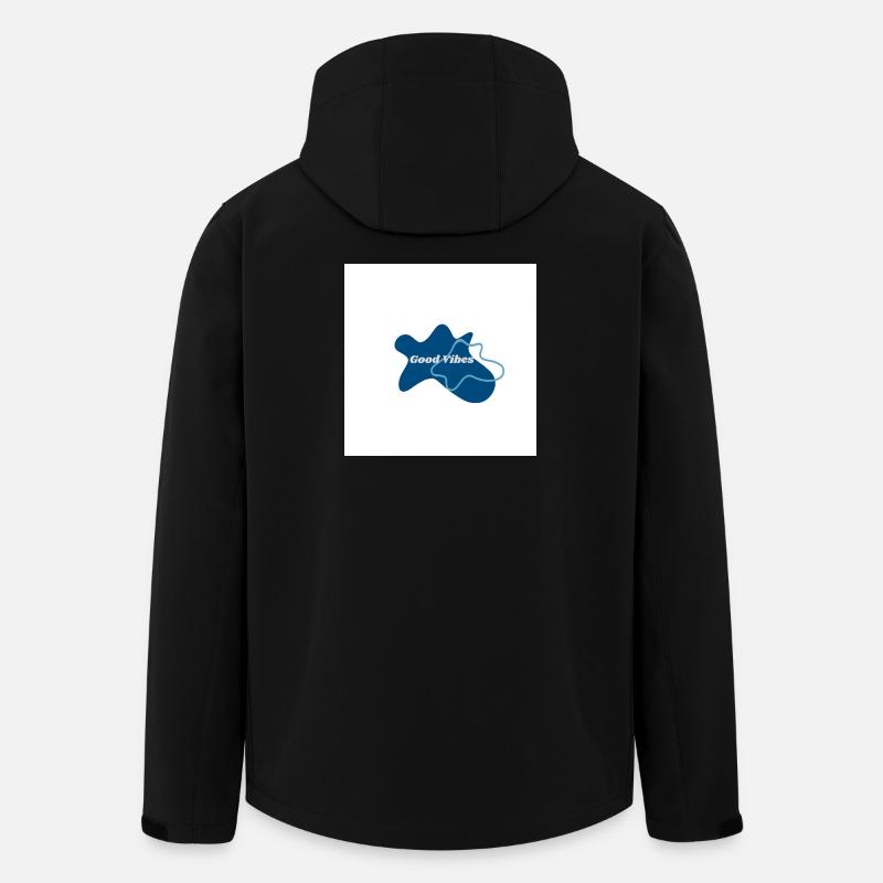 Gute Vibes Blau Logo - Men’s Recycled Softshell Jacket by Stanley/Stella - black