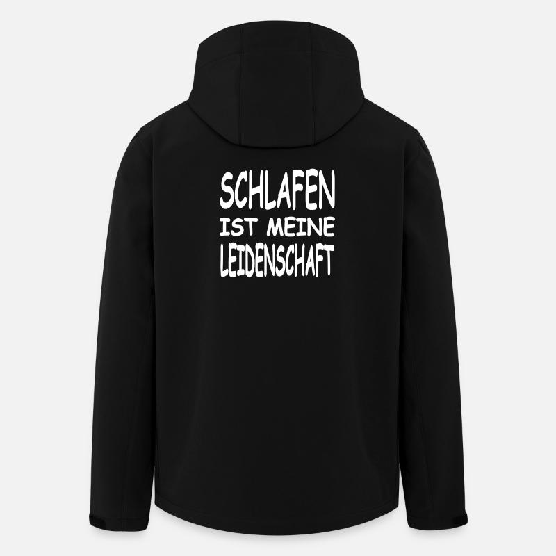 Schlafen - Recycelte Männer Softshell-Jacke von Stanley/Stella - Schwarz