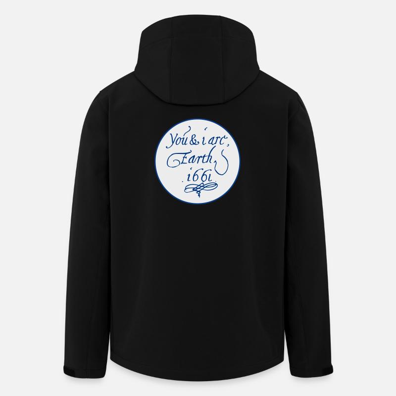 Du und ich sind Erde 1661 - Recycelte Männer Softshell-Jacke von Stanley/Stella - Schwarz
