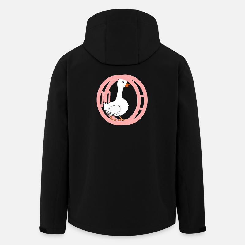 CHILDREN'S RHÖNRAD GOOSE GYMNASTICS - Men’s Recycled Softshell Jacket by Stanley/Stella - black