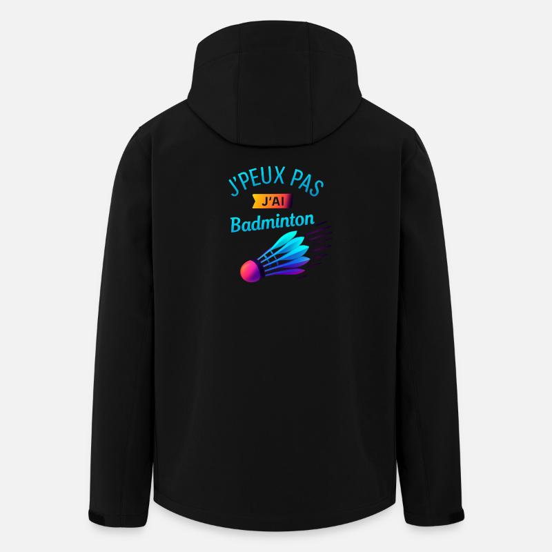 I can't I badminton - Men’s Recycled Softshell Jacket by Stanley/Stella - black