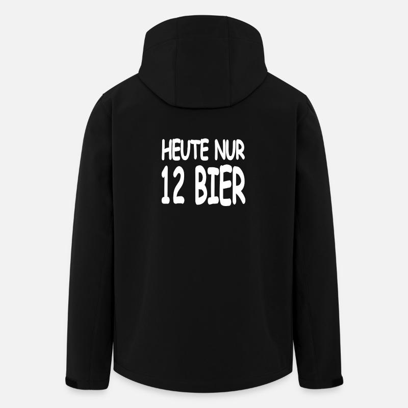 Bier - Recycelte Männer Softshell-Jacke von Stanley/Stella - Schwarz