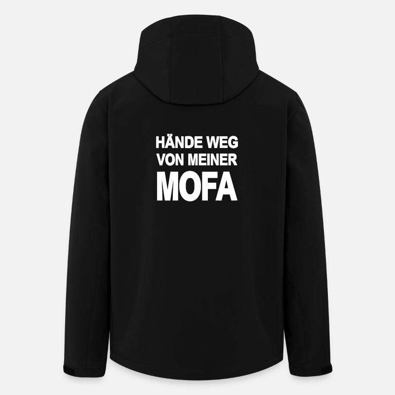 Mofa - Recycelte Männer Softshell-Jacke von Stanley/Stella - Schwarz