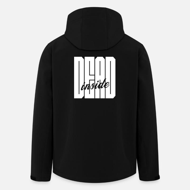 Dead Inside fettes Logo - Recycelte Männer Softshell-Jacke von Stanley/Stella - Schwarz