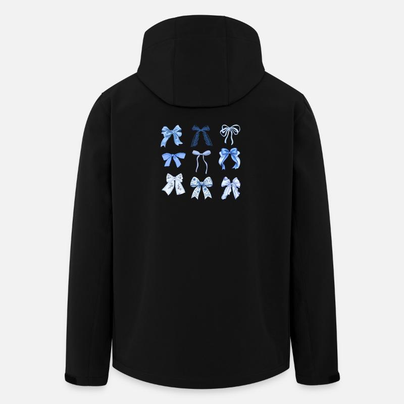 Blaue Knoten - Recycelte Männer Softshell-Jacke von Stanley/Stella - Schwarz