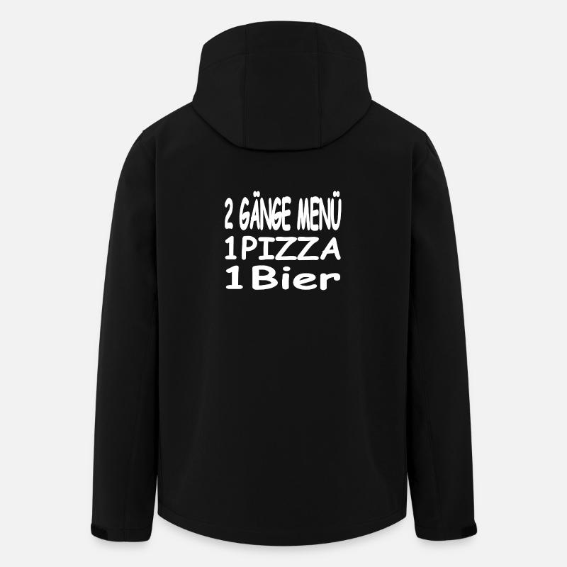 Bier - Recycelte Männer Softshell-Jacke von Stanley/Stella - Schwarz