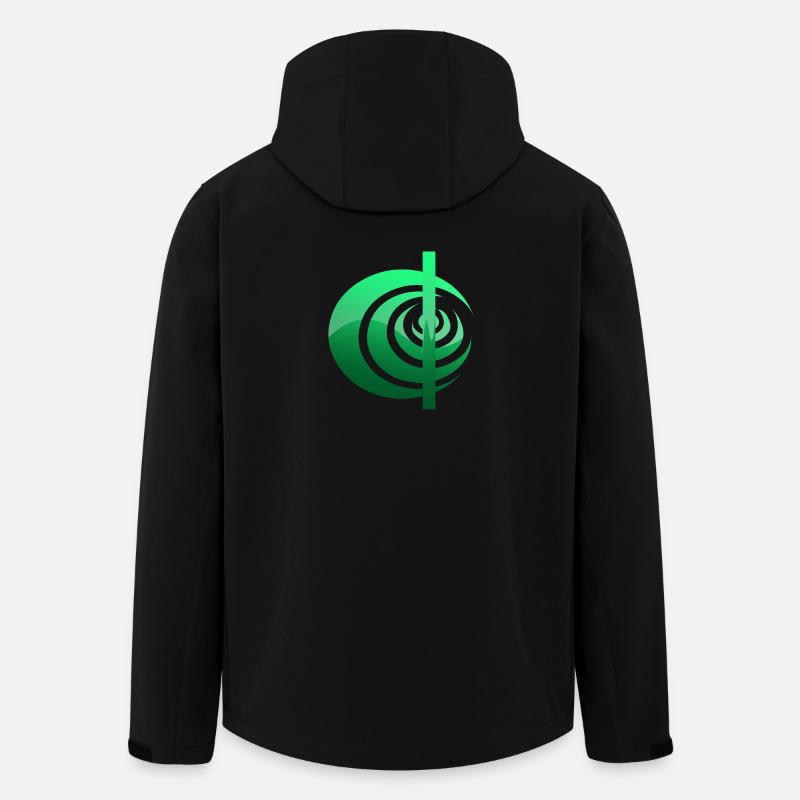 Liebe - Recycelte Männer Softshell-Jacke von Stanley/Stella - Schwarz