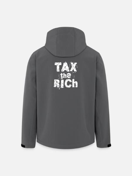 Tax The Rich Punk Style Statement - Men’s Recycled Softshell Jacket by Stanley/Stella - black
