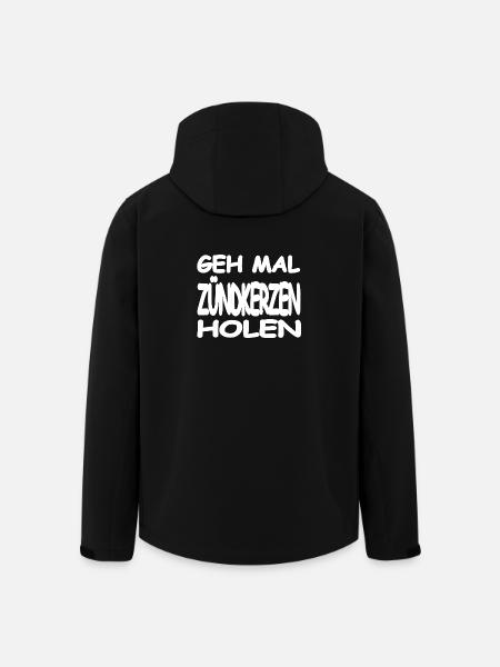 Zündkerzen - Recycelte Männer Softshell-Jacke von Stanley/Stella - Schwarz