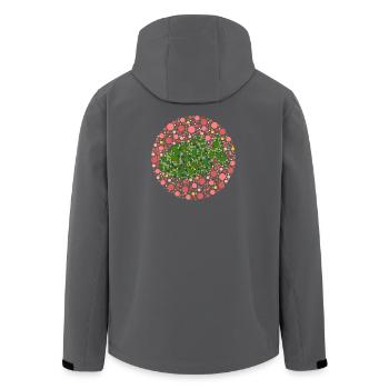 Test de couleur des poissons - Veste softshell homme en polyester recyclé Stanley/Stella - noir - Dos - AI Model Male 185 light (185cm)