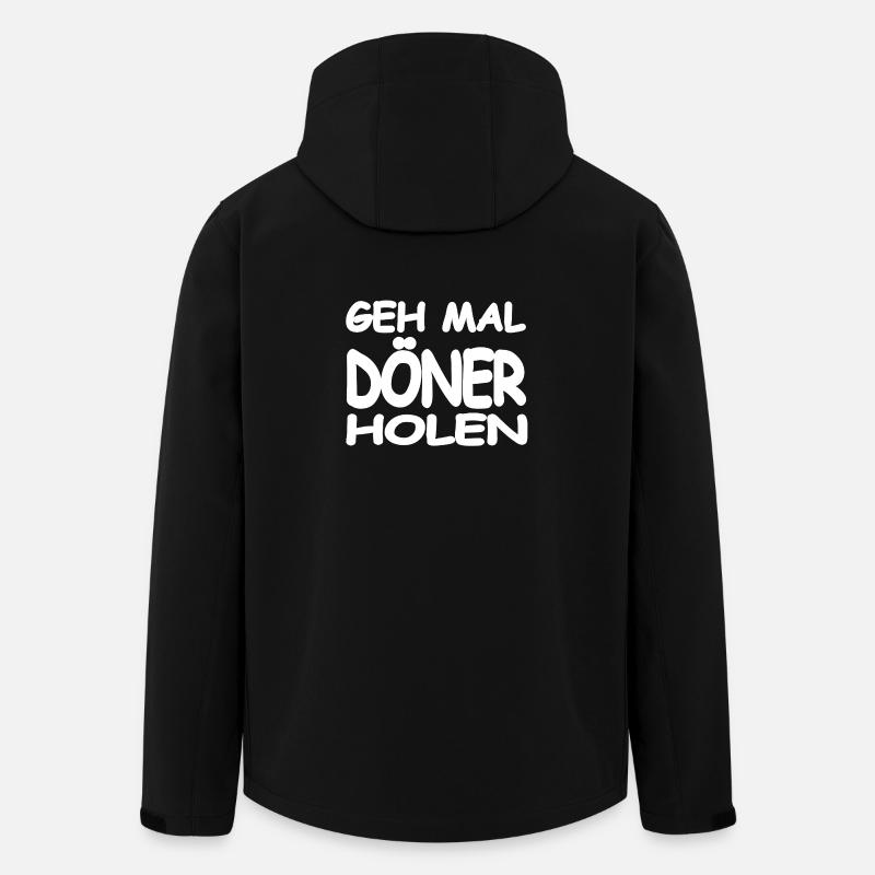 Döner - Recycelte Männer Softshell-Jacke von Stanley/Stella - Schwarz