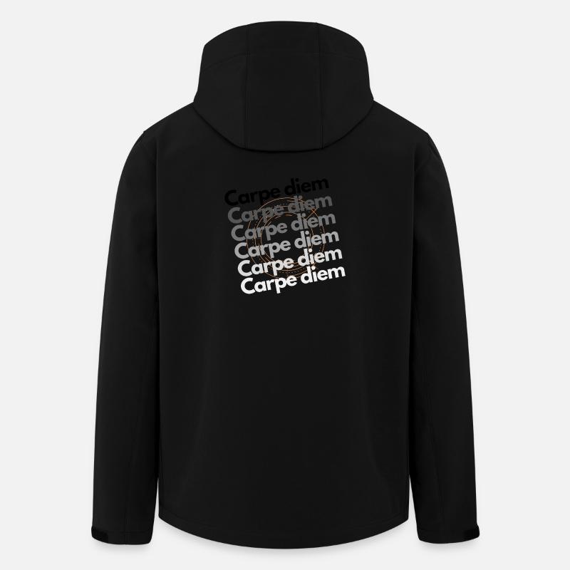 Carpe Diem - Men’s Recycled Softshell Jacket by Stanley/Stella - black