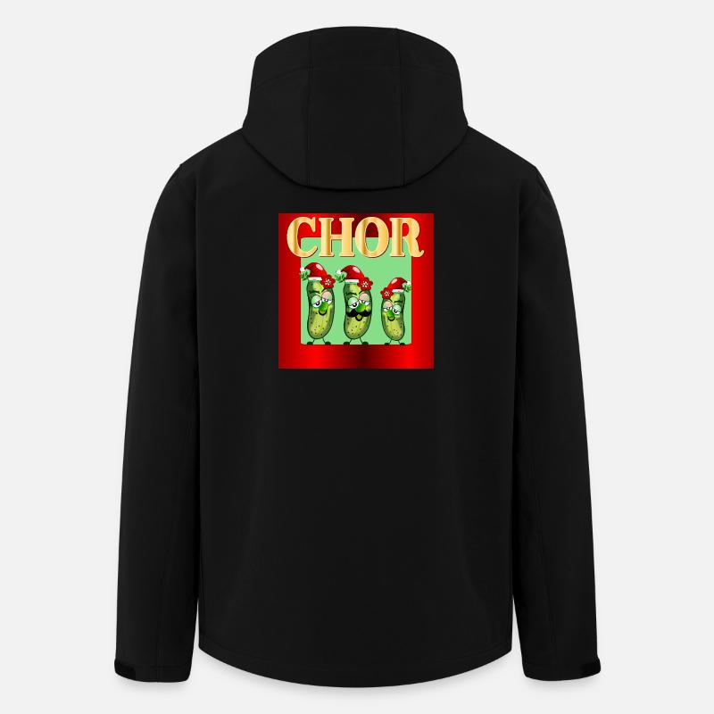 CHŒUR DE NOËL - Veste softshell homme en polyester recyclé Stanley/Stella - noir