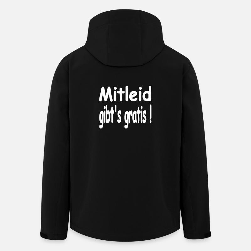Mitleid - Recycelte Männer Softshell-Jacke von Stanley/Stella - Schwarz