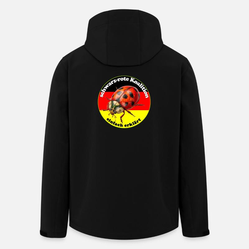 BlackRed government briefly explained - Men’s Recycled Softshell Jacket by Stanley/Stella - black