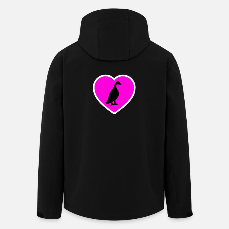 Ente - Recycelte Männer Softshell-Jacke von Stanley/Stella - Schwarz