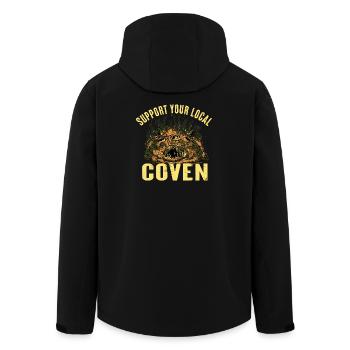 Hexen Geschenkidee Hexenzirkel Hexenschwester Hexe - Recycelte Männer Softshell-Jacke von Stanley/Stella - Schwarz - Hinten - AI Model Male 185 light (185cm)