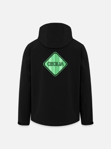 Geschenk für Vor - Recycelte Männer Softshell-Jacke von Stanley/Stella - Schwarz