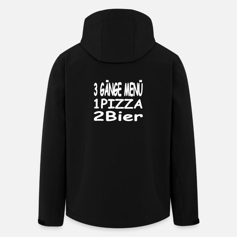 Beer - Men’s Recycled Softshell Jacket by Stanley/Stella - black