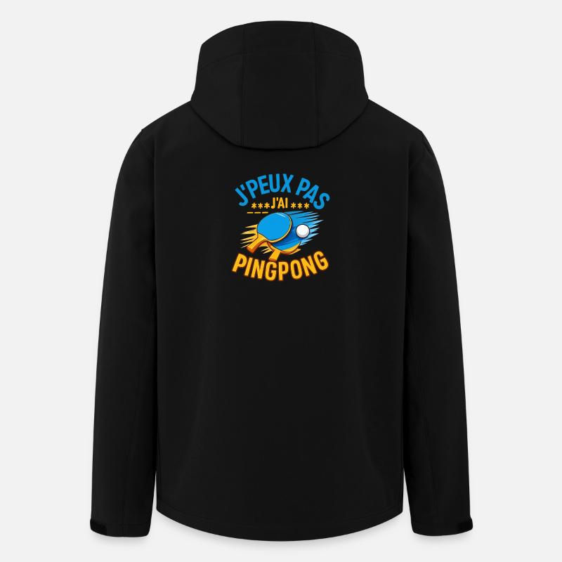 I can't I have pingpong - Men’s Recycled Softshell Jacket by Stanley/Stella - black