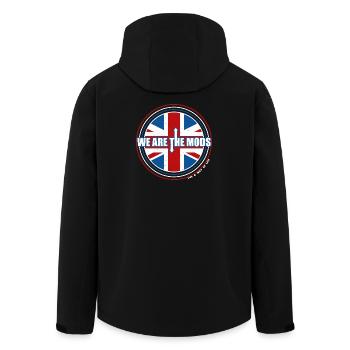 Nous sommes les Mods Union Jack - Veste softshell homme en polyester recyclé Stanley/Stella - noir - Dos - AI Model Male 185 light (185cm)