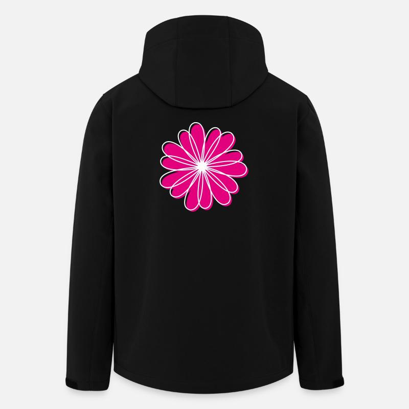 Fleur - Veste softshell homme en polyester recyclé Stanley/Stella - noir