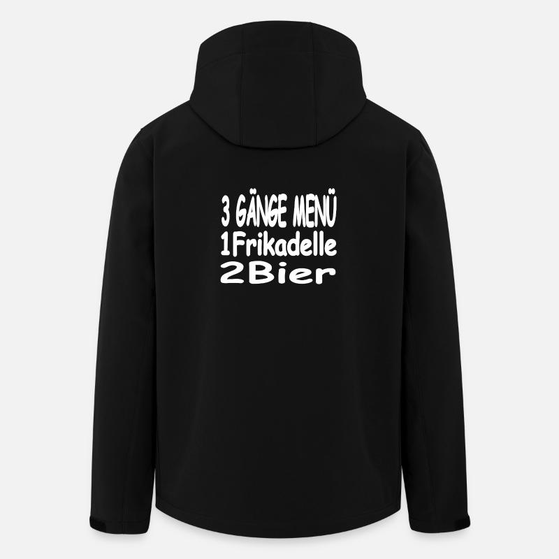 Beer - Men’s Recycled Softshell Jacket by Stanley/Stella - black