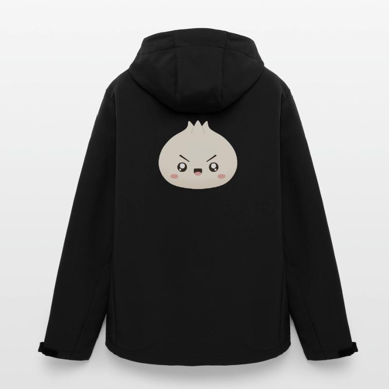 Grumpy Dumpling – süßes Maskottchen Recycelte Männer Softshell-Jacke von Stanley/Stella