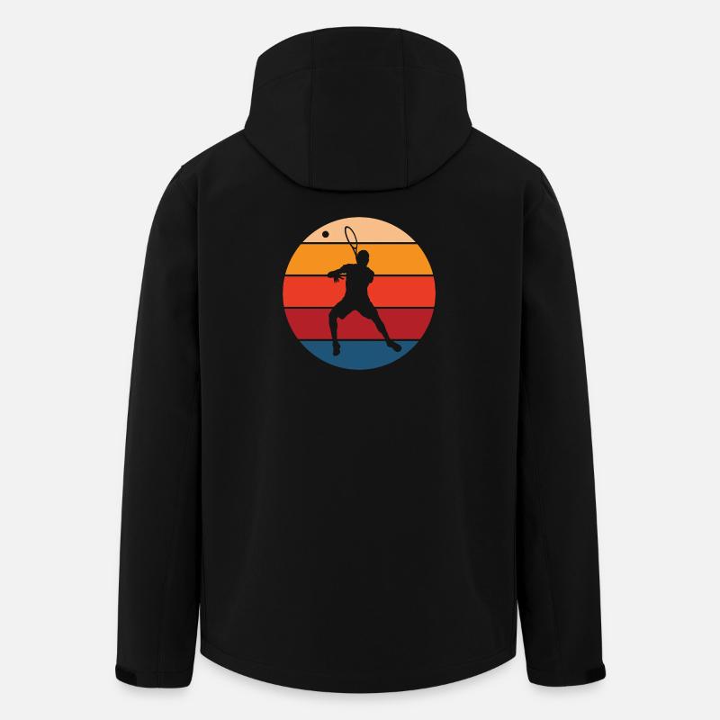 Tennis - Recycelte Männer Softshell-Jacke von Stanley/Stella - Schwarz