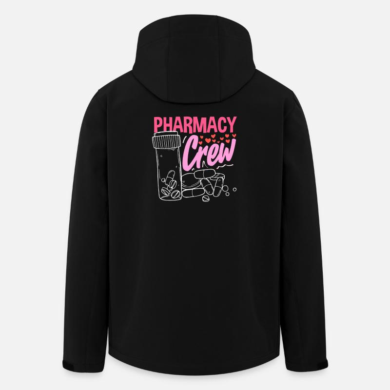 Apotheker Pharmazeutisch-technischer - Recycelte Männer Softshell-Jacke von Stanley/Stella - Schwarz