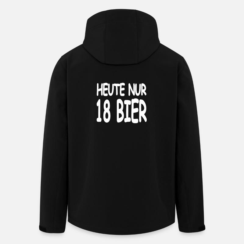 Bière - Veste softshell homme en polyester recyclé Stanley/Stella - noir