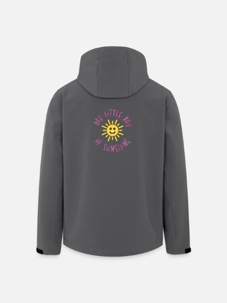 RAY_OF_SUN_PINK - Recycelte Männer Softshell-Jacke von Stanley/Stella - Schwarz