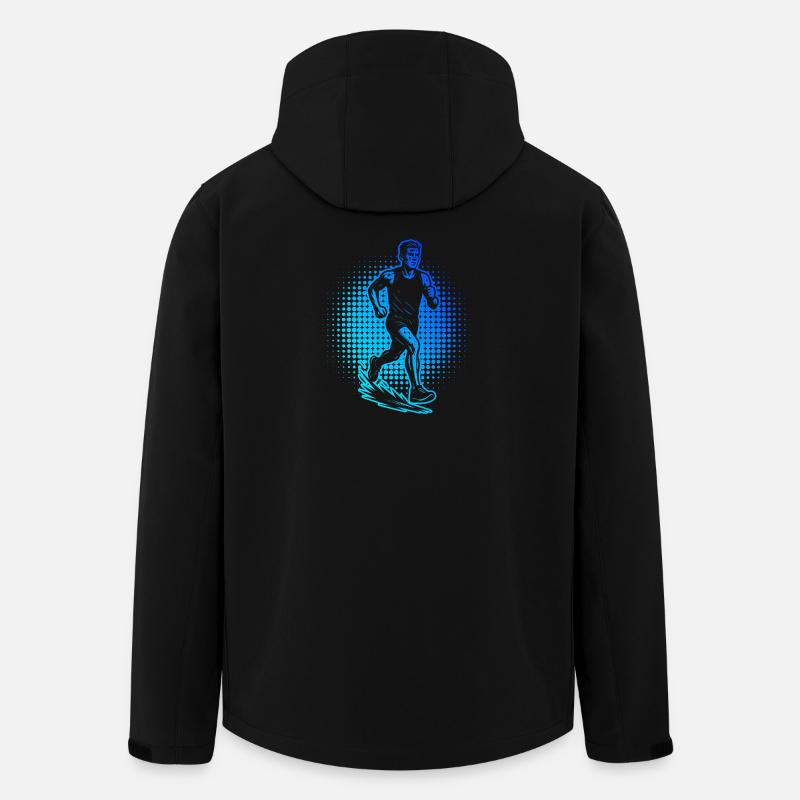 Simple Running idea for races - Men’s Recycled Softshell Jacket by Stanley/Stella - black