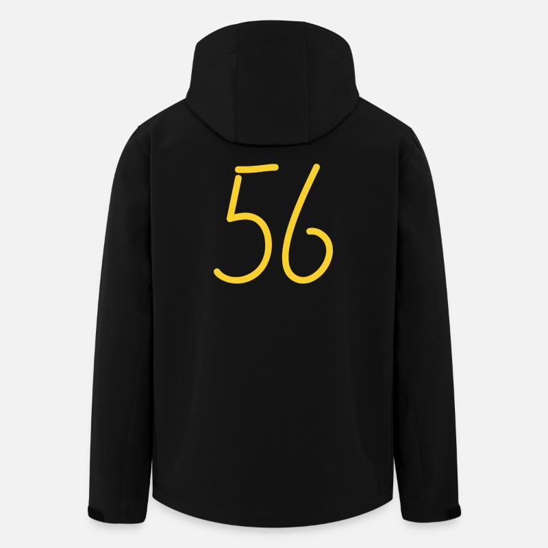 56 - Recycelte Männer Softshell-Jacke von Stanley/Stella - Schwarz