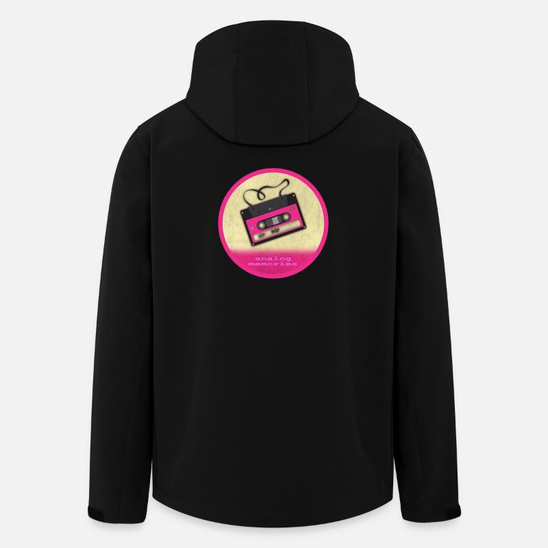 analog_memories - Men’s Recycled Softshell Jacket by Stanley/Stella - black