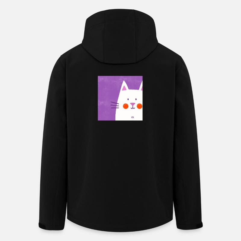 Katzenfreund - Recycelte Männer Softshell-Jacke von Stanley/Stella - Schwarz