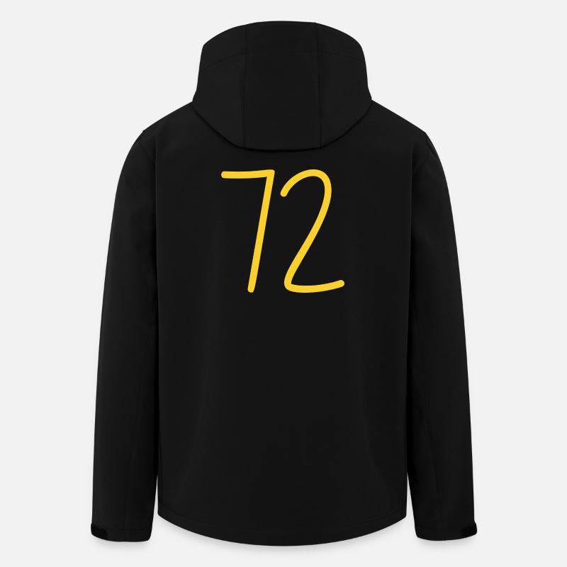 72 - Men’s Recycled Softshell Jacket by Stanley/Stella - black