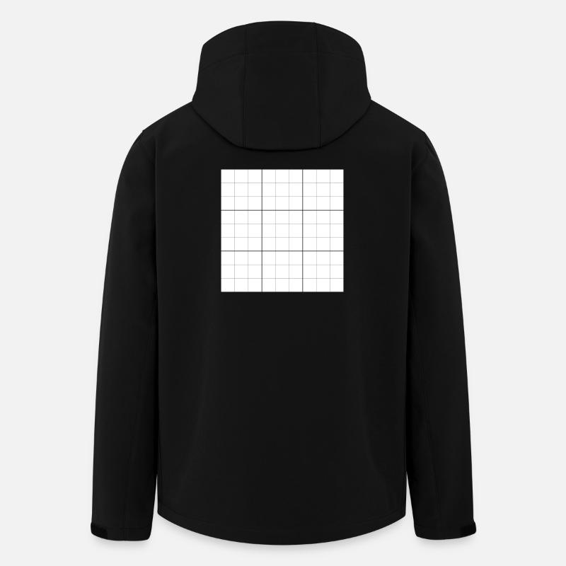 Sudoku blank grid - Men’s Recycled Softshell Jacket by Stanley/Stella - black
